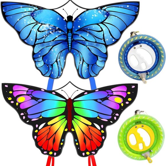 Other - Exciting 55" Flapping Butterfly Kites for All Ages - Perfect Outdoor Adventure!